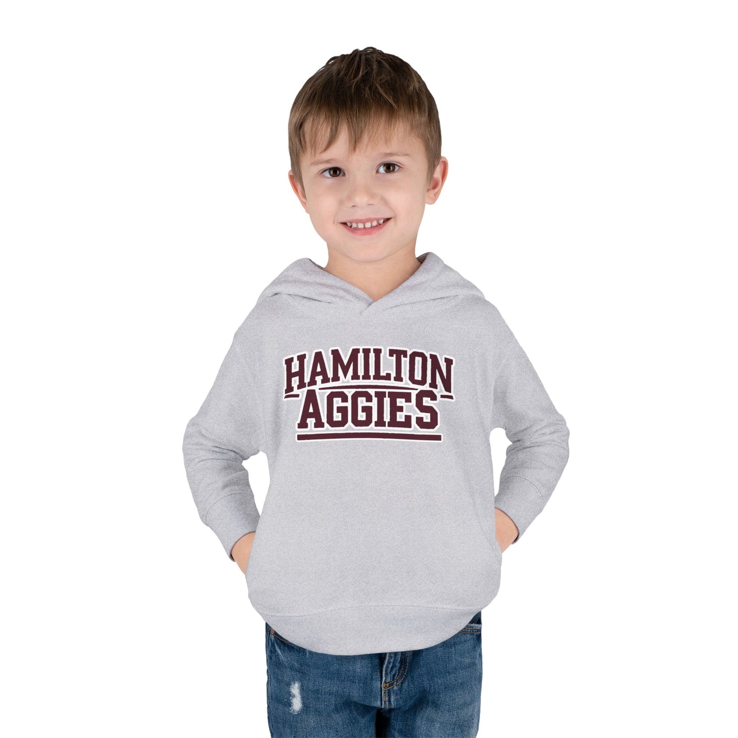 Toddler Hoodie Sweatshirt \ Hamilton Aggies \ HA2