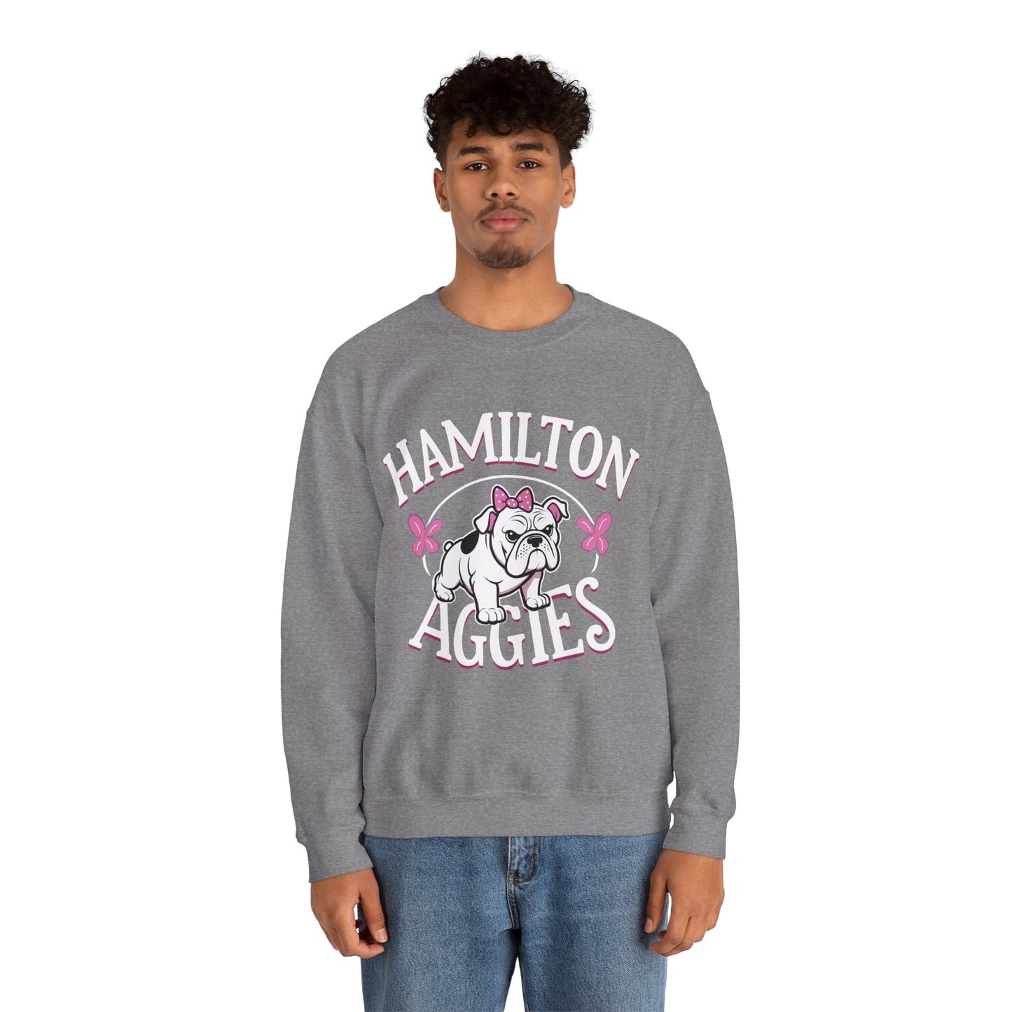Adult Crewneck Sweatshirt \ Hamilton Aggies \ HAG4