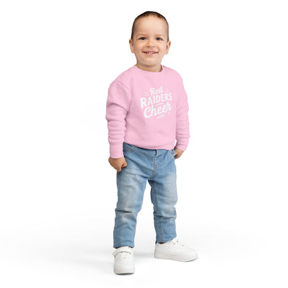 Toddler Crewneck Sweatshirt \ Marion County Red Raiders Cheer \ MCC1