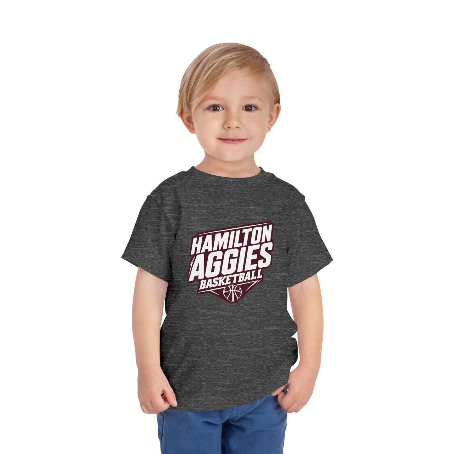 Toddler Tee \ Hamilton Aggies Basketball \ HABB2