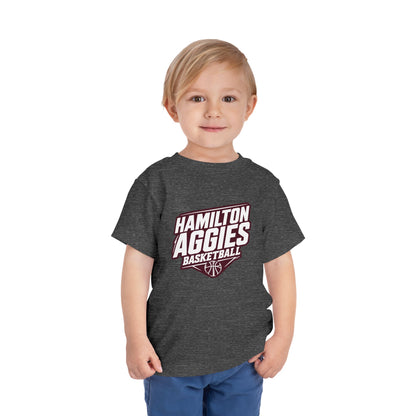 Toddler Tee \ Hamilton Aggies Basketball \ HABB2