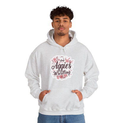 Adult Hoodie Sweatshirt \ Hamilton Aggies Wrestling \ HAWG1