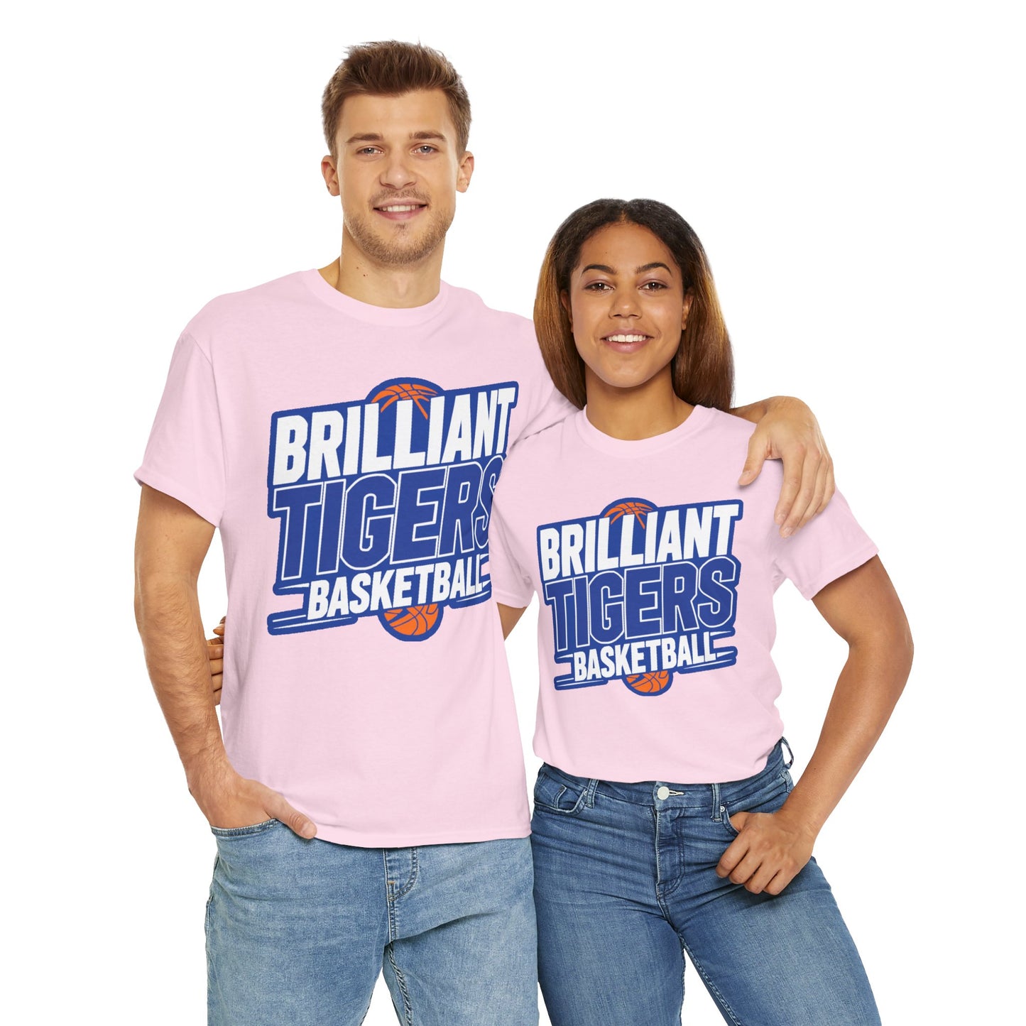 Adult Tee \ Brilliant Tigers Basketball \ BTBK1