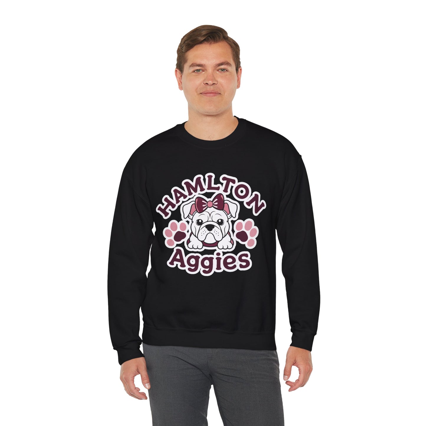 Adult Crewneck Sweatshirt \ Hamilton Aggies \ HAG3