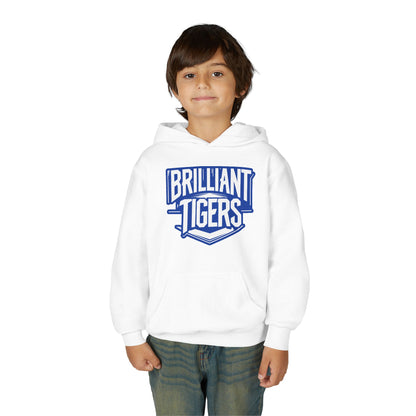 Youth Hooded Sweatshirt \ Brilliant Tigers \ BT2