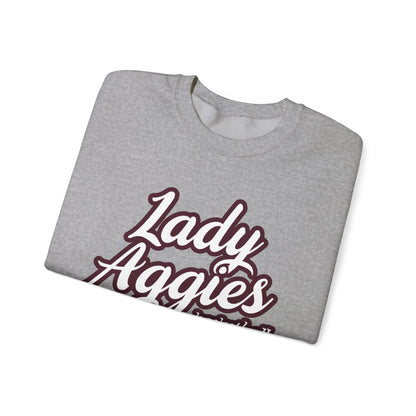 Adult Crewneck Sweatshirt \ Hamilton Aggies Basketball \ HABBG2