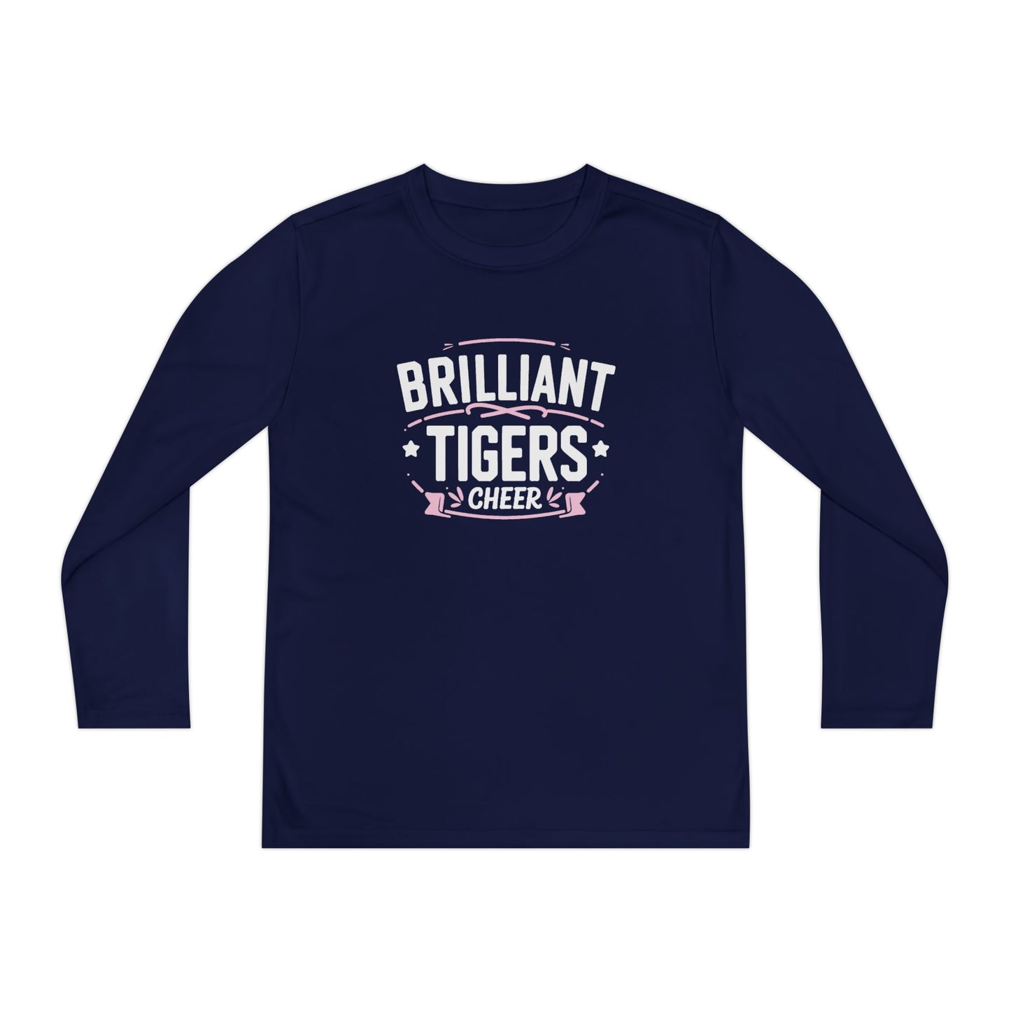 Youth Long Sleeve Tee \ Brilliant Tigers Cheer \ BTC2