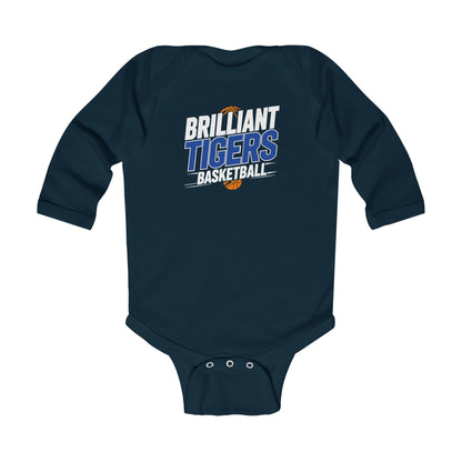 Long Sleeve Baby Bodysuit \ Brilliant Tigers Basketball \ BTBK1