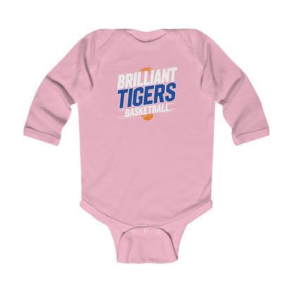 Long Sleeve Baby Bodysuit \ Brilliant Tigers Basketball \ BTBK1