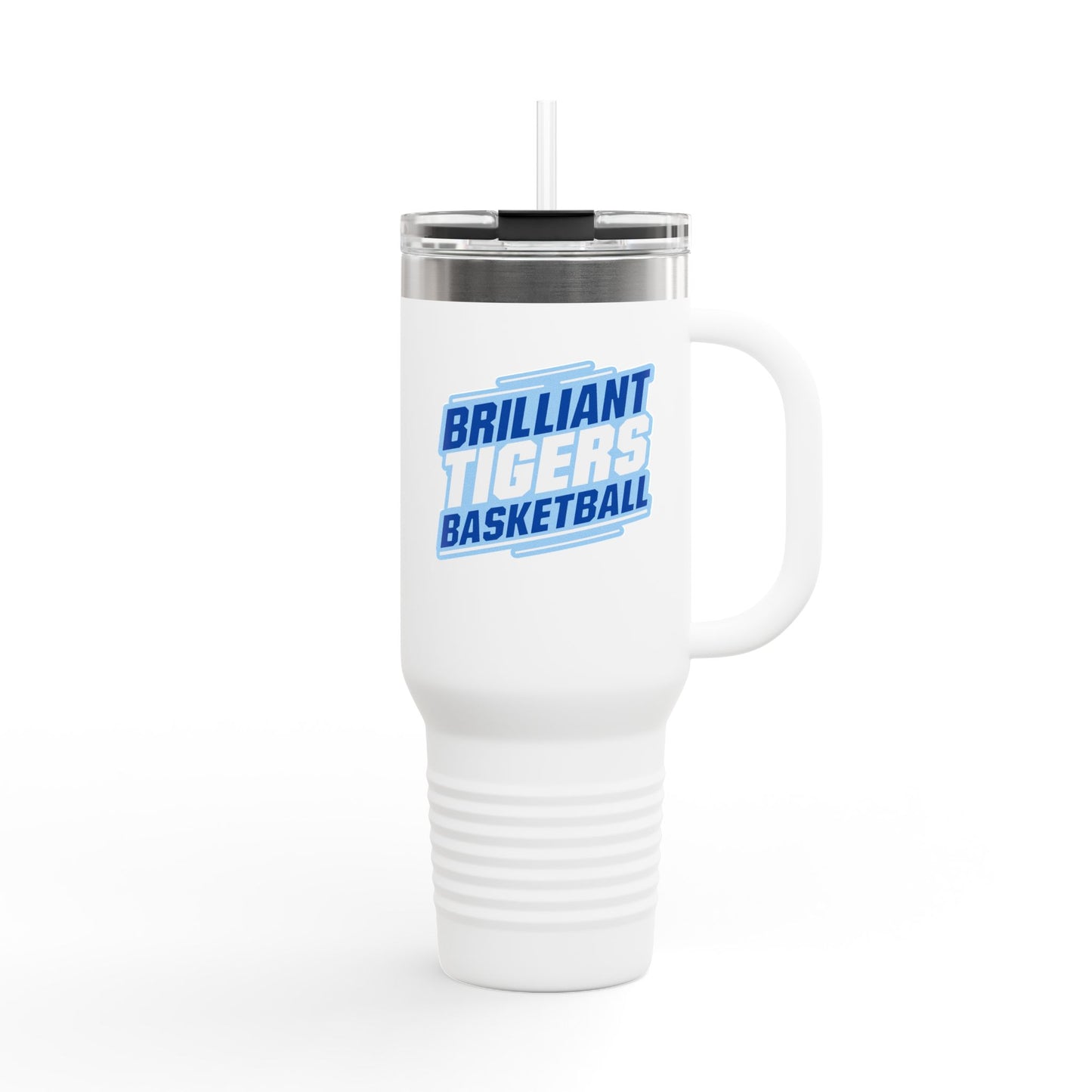 40oz Insulated Tumbler \ Brilliant Tigers Basketball \ BTBK2