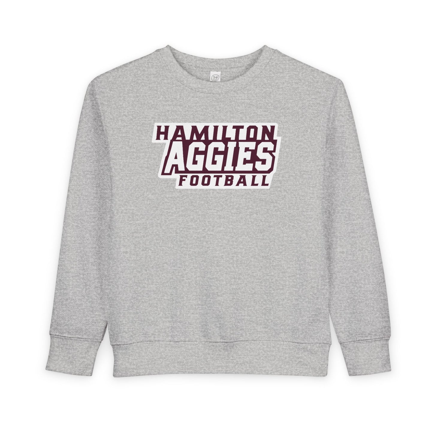 Toddler Crewneck Sweatshirt \ Hamilton Aggies Football \ HAF1