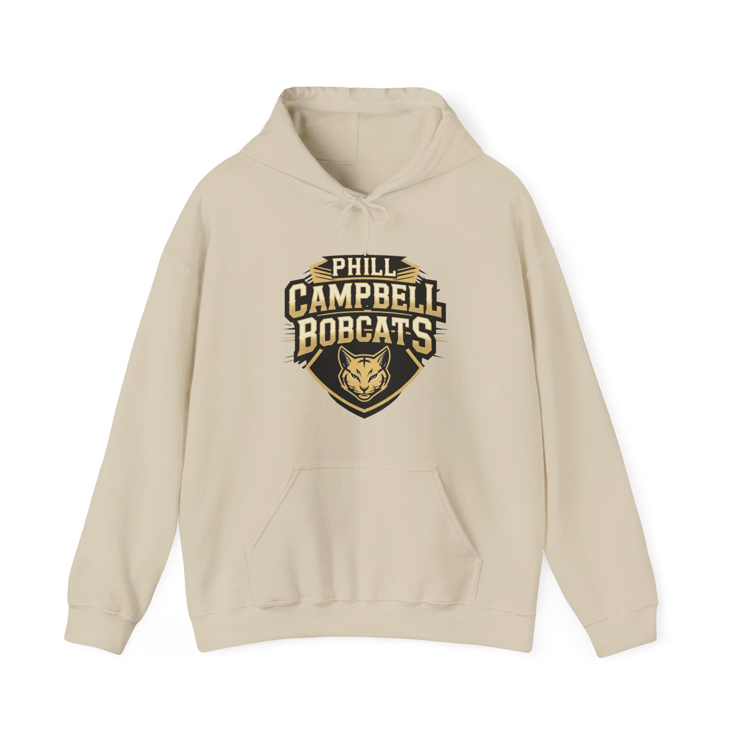 Adult Hoodie Sweatshirt \ Phill Campbell Bobcats \ PCB1