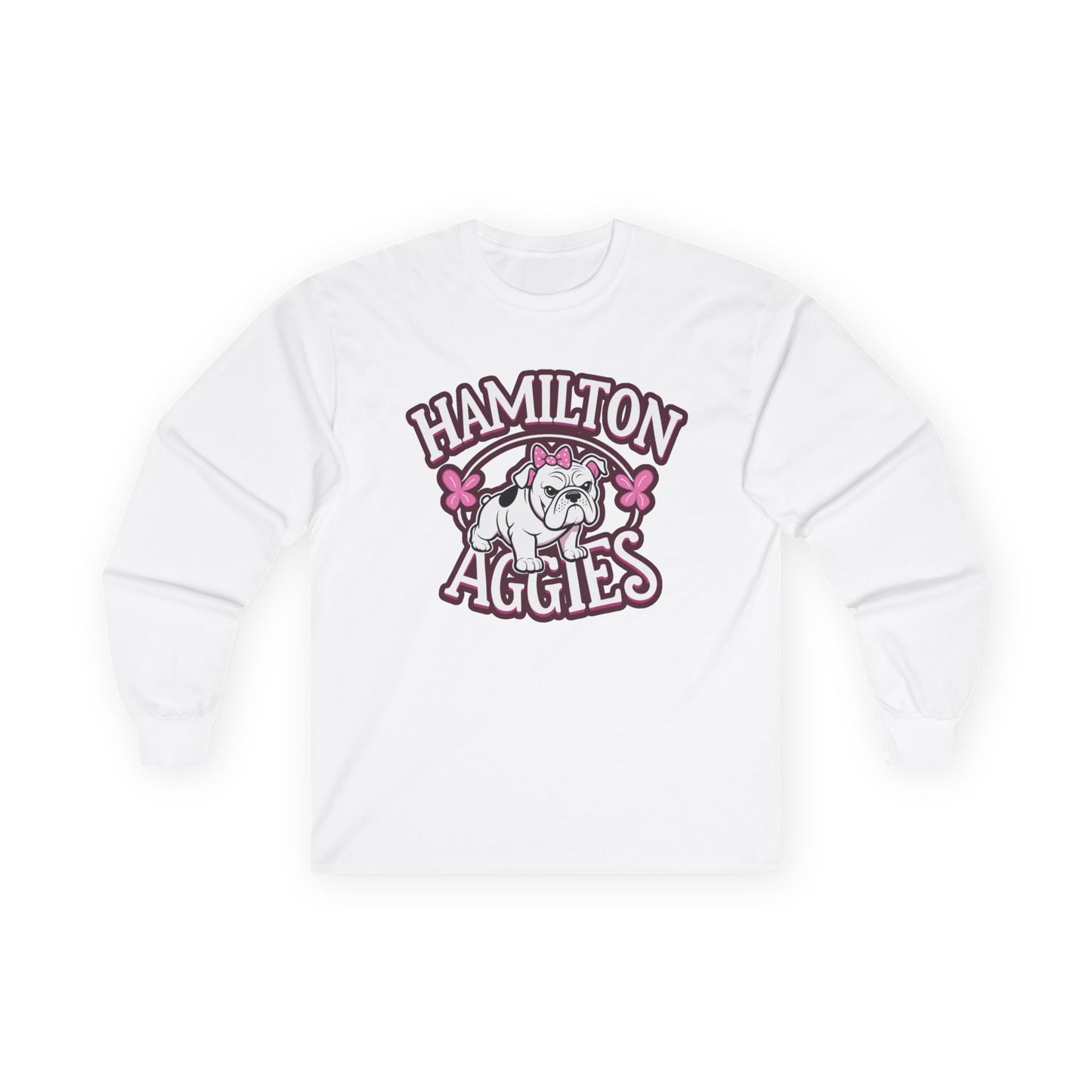 Adult Long Sleeve Tee \ Hamilton Aggies \ HAG4