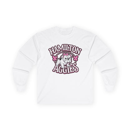 Adult Long Sleeve Tee \ Hamilton Aggies \ HAG4