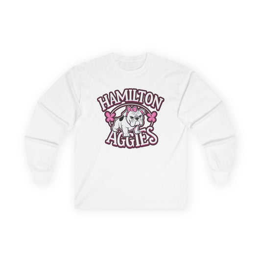 Adult Long Sleeve Tee \ Hamilton Aggies \ HAG4