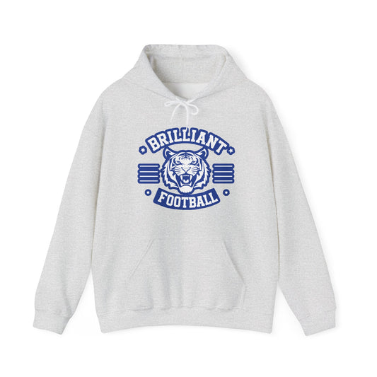 Adult Hoodie Sweatshirt \ Brilliant Tigers Football \ BTF2