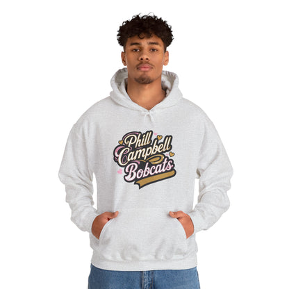 Adult Hoodie Sweatshirt \ Phill Campbell Bobcats \ PCBG1