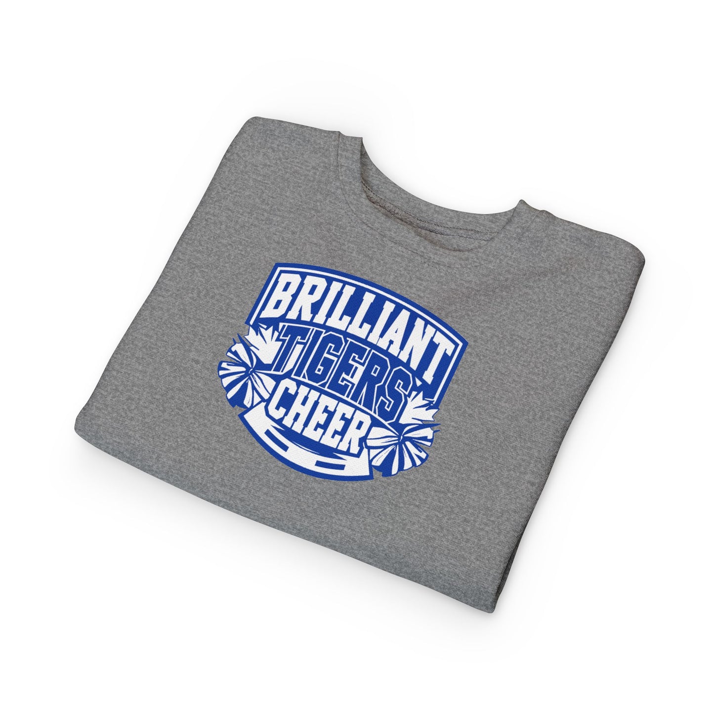 Toddler Crewneck Sweatshirt \ Brilliant Tigers Cheer \ BTC1