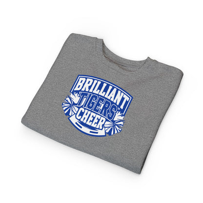 Toddler Crewneck Sweatshirt \ Brilliant Tigers Cheer \ BTC1