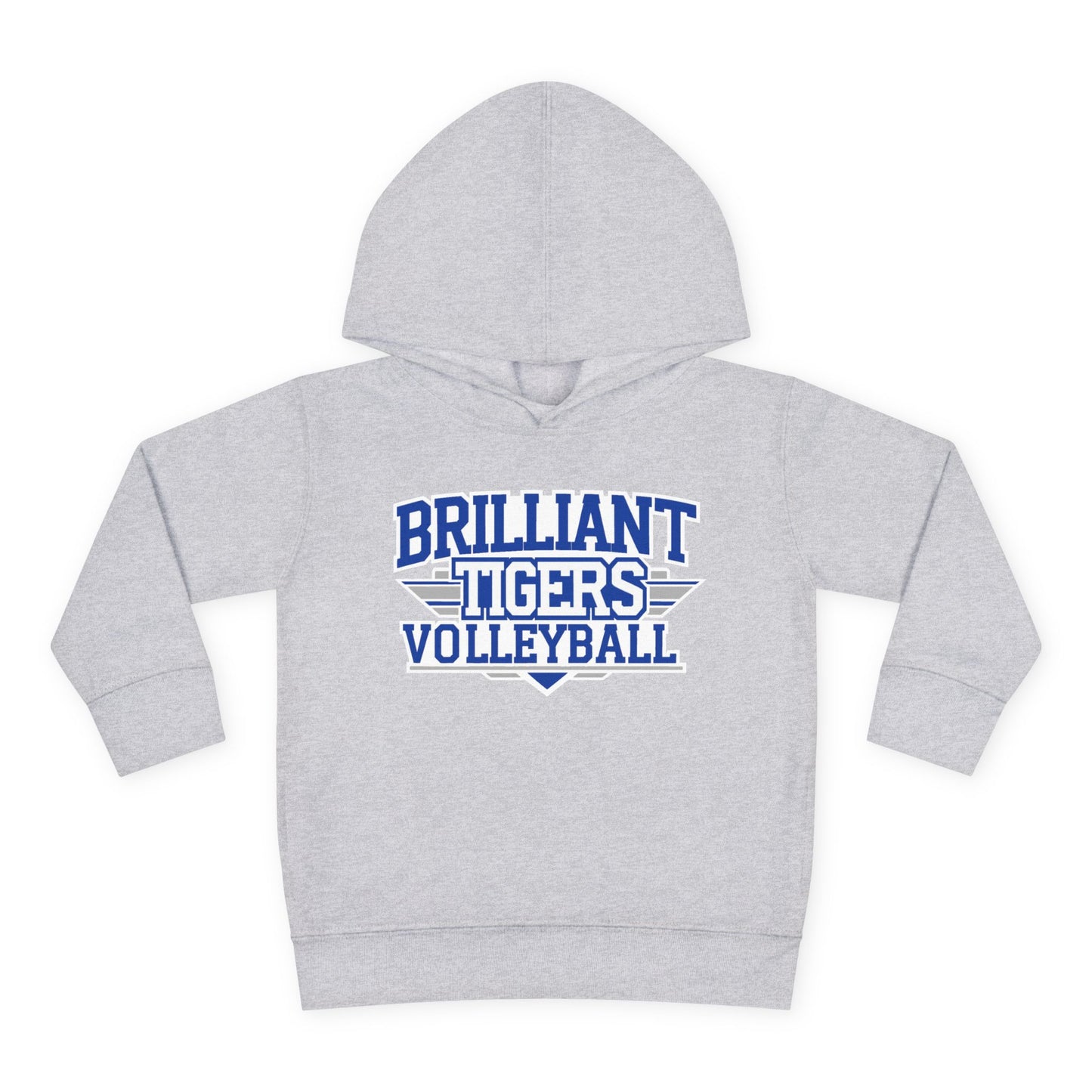 Toddler Hoodie Sweatshirt \ Brilliant Tigers Volleyball \ BTV2