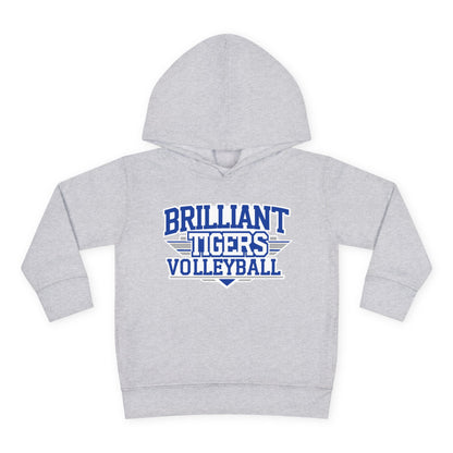 Toddler Hoodie Sweatshirt \ Brilliant Tigers Volleyball \ BTV2