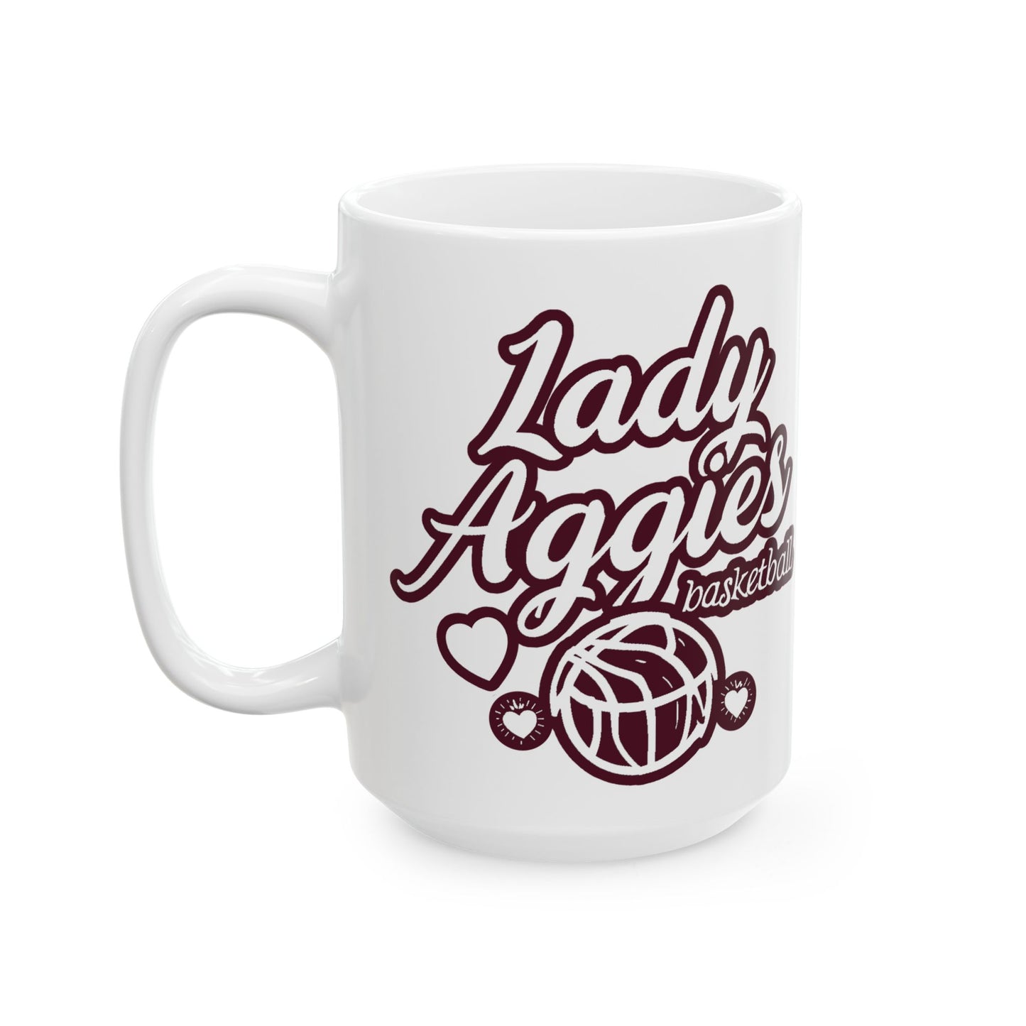 Coffee Mug \ Hamilton Aggies Basketball \ HABBG2