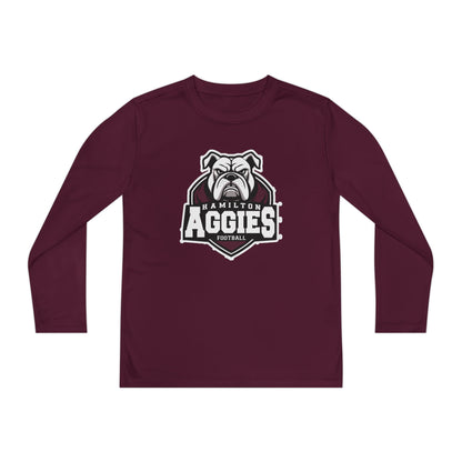 Youth Long Sleeve Tee \ Hamilton Aggies Football \ HAF2