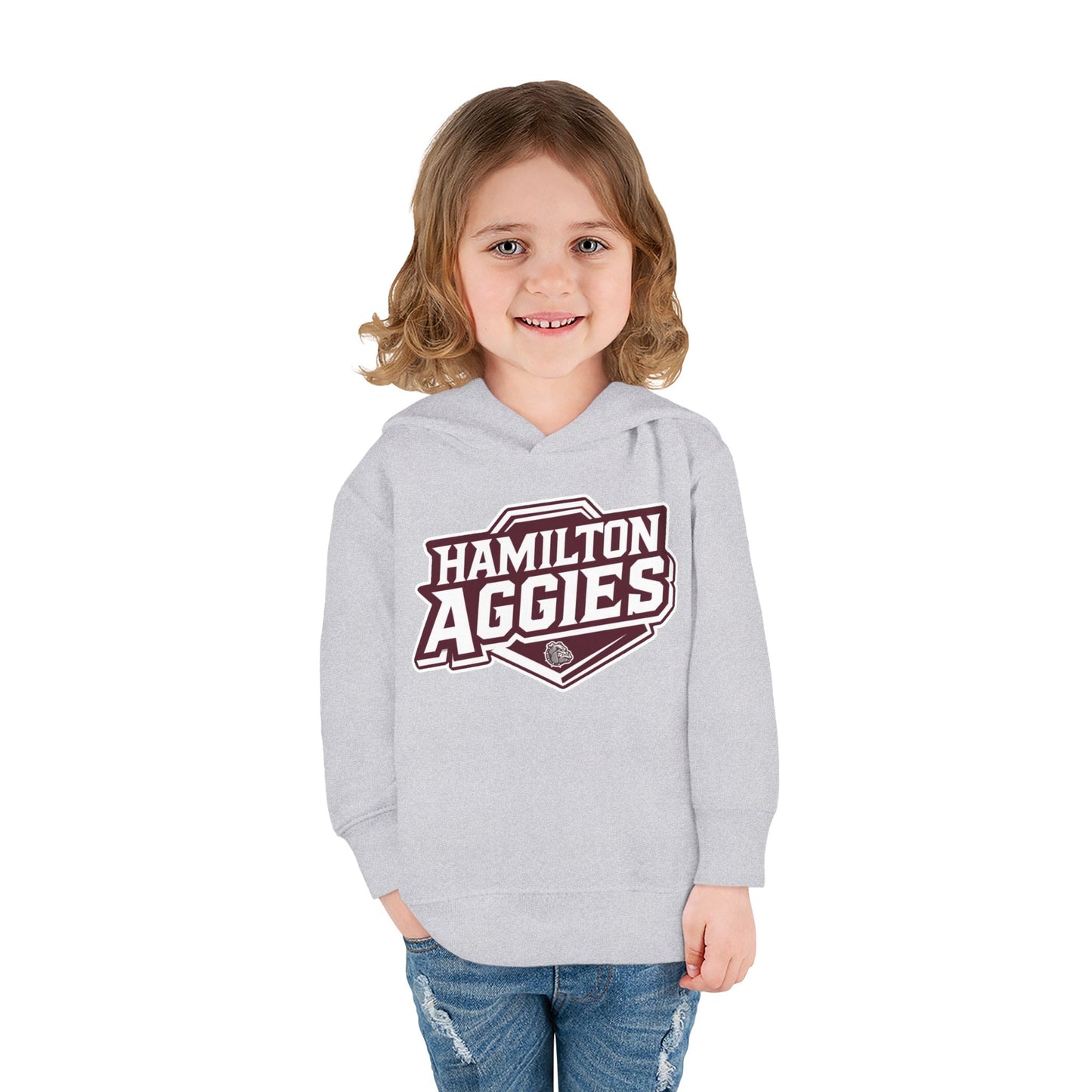 Toddler Hoodie Sweatshirt \ Hamilton Aggies \ HA1