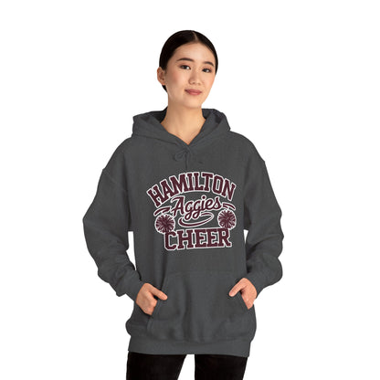 Adult Hoodie Sweatshirt \ Hamilton Aggies Cheer \ HAC2