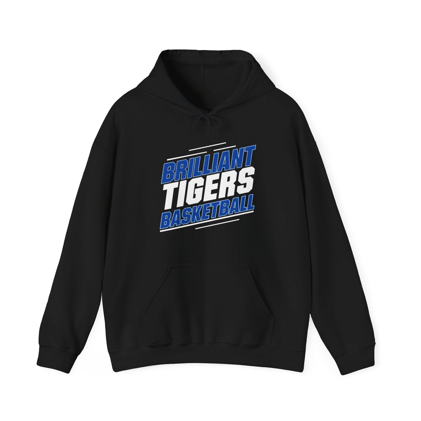 Adult Hoodie Sweatshirt \ Brilliant Tigers Basketball \ BTBK2