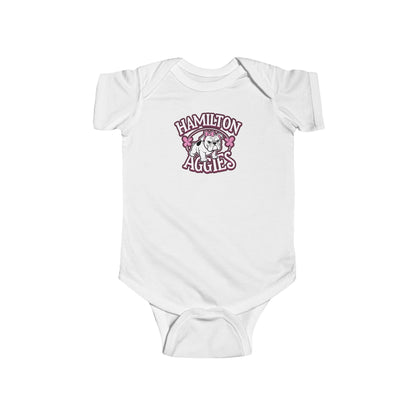 Short Sleeve Baby Bodysuit \ Hamilton Aggies \ HAG4