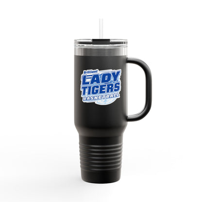 40oz Insulated Tumbler \ Brilliant Tigers Basketball \ BTBKG2