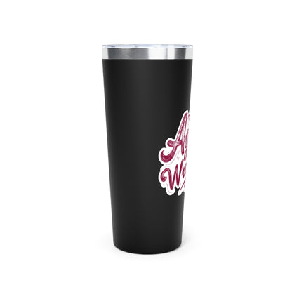 22oz Copper Insulated Tumbler \ Hamilton Aggies Wrestling \ HAWG2