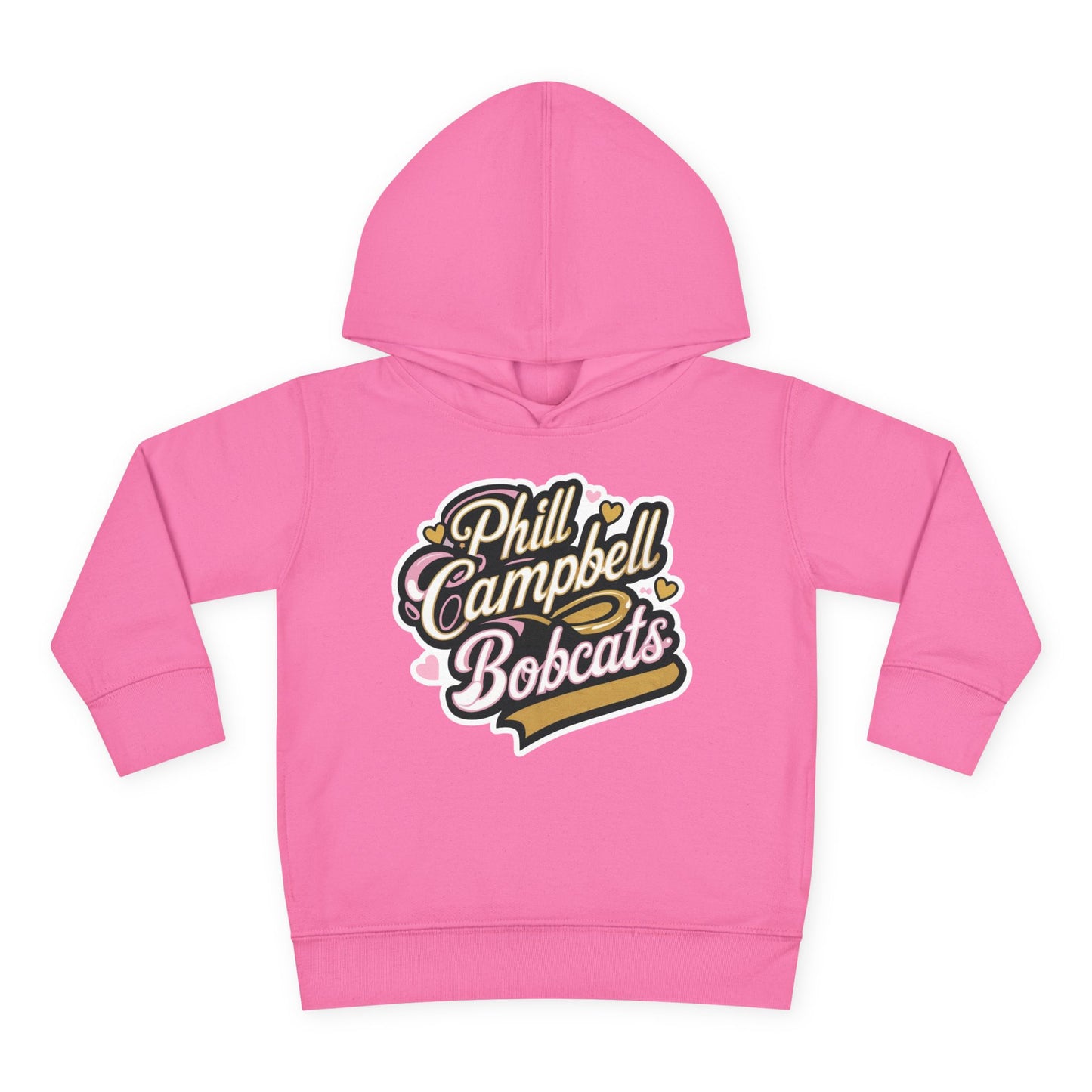 Toddler Hoodie Sweatshirt \ Phill Campbell Bobcats \ PCBG1