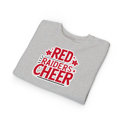 Toddler Crewneck Sweatshirt \ Marion County Red Raiders Cheer \ MCC2