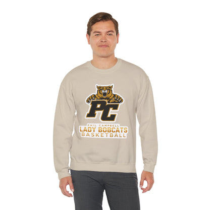 Adult Crewneck Sweatshirt \ Phil Campbell Bobcats Basketball \ PCBBKG1