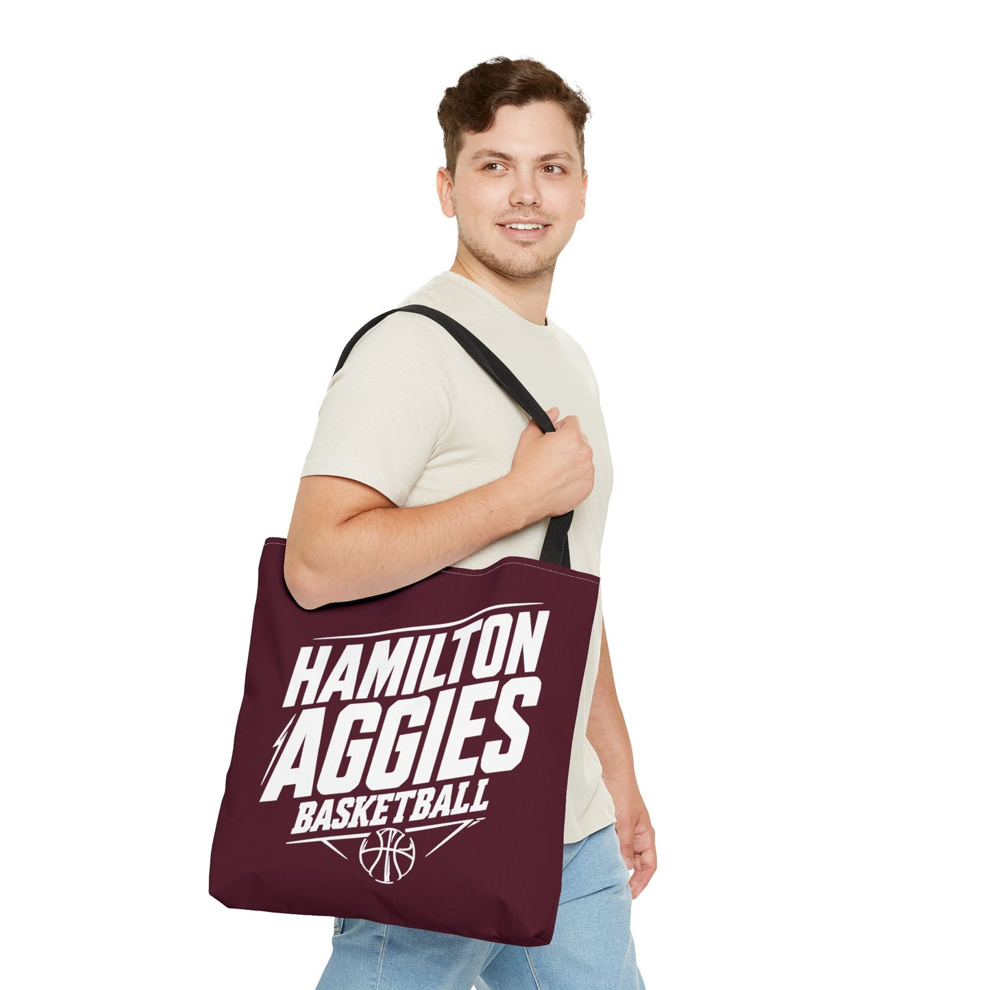 Tote Bag \ Hamilton Aggies Basketball \ HABK2
