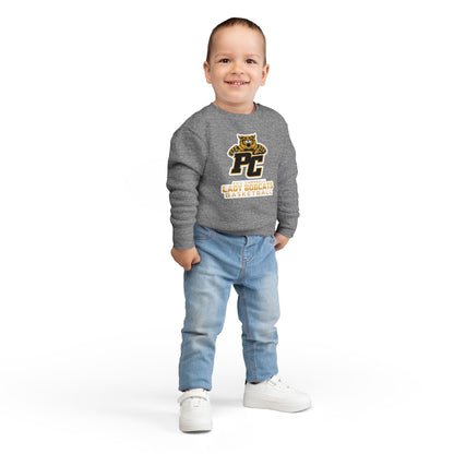 Toddler Crewneck Sweatshirt \ Phil Campbell Bobcats Basketball \ PCBBKG1