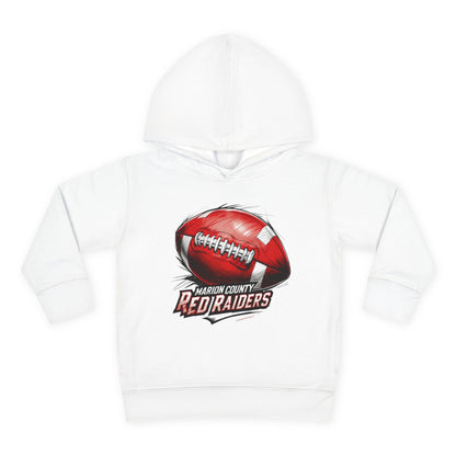 Toddler  Hoodie Sweatshirt \ Marion County Red Raiders Football \ MCF1