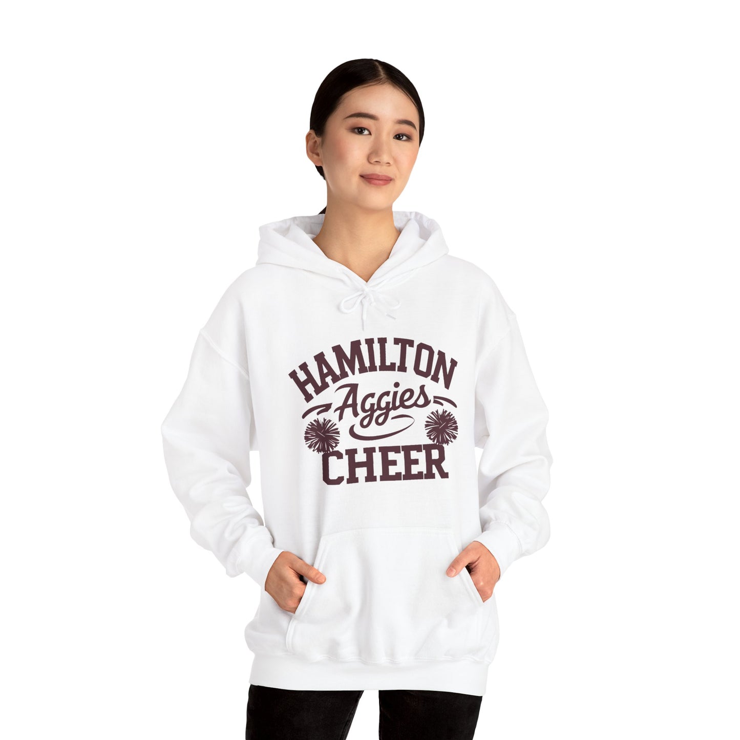 Adult Hoodie Sweatshirt \ Hamilton Aggies Cheer \ HAC2