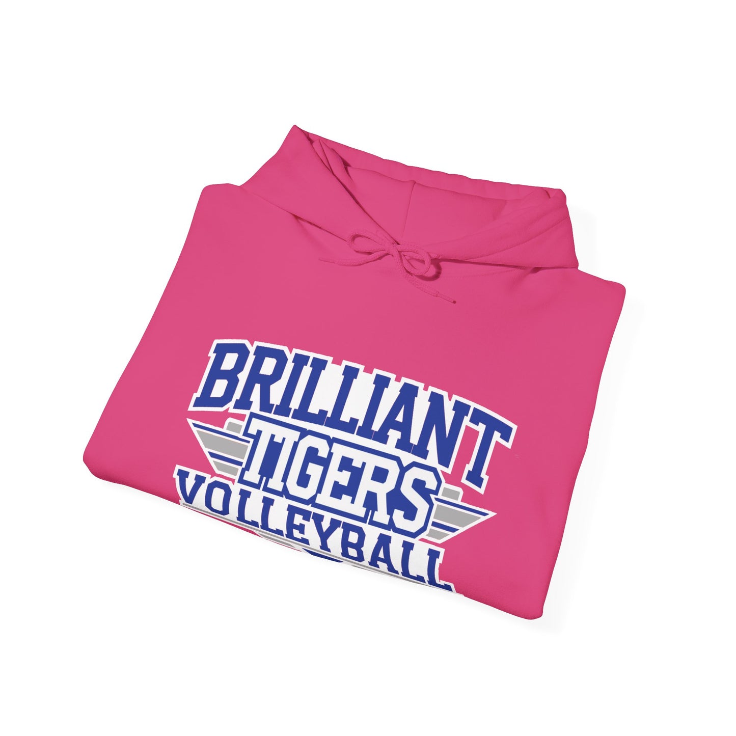 Adult Hoodie Sweatshirt \ Brilliant Tigers Volleyball \ BTV2