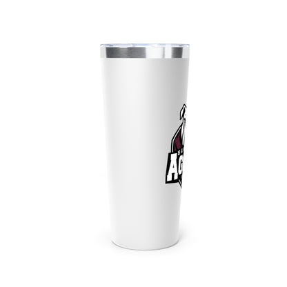 22oz Copper Insulated Tumbler \ Hamilton Aggies Football \ HAF2