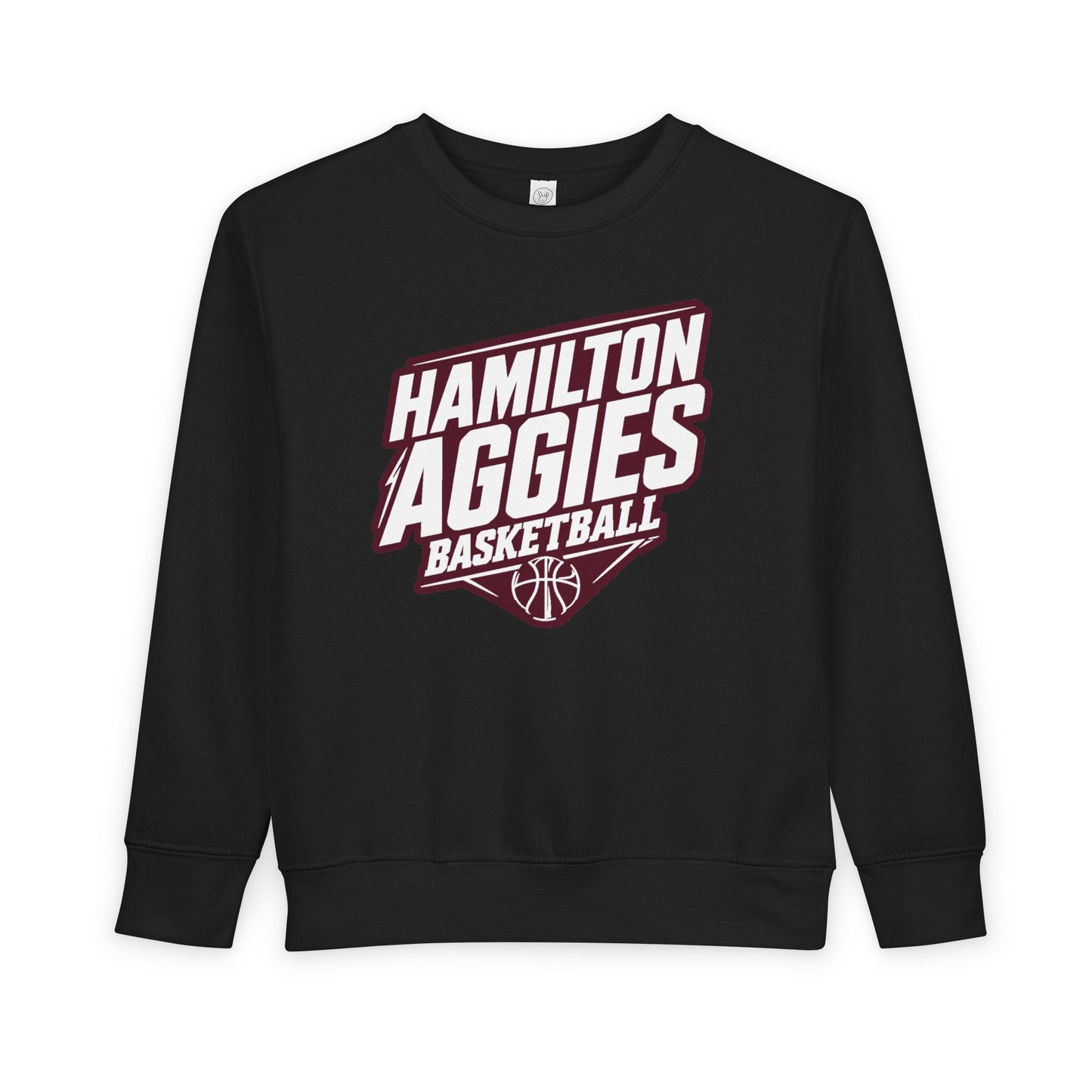 Toddler Crewneck Sweatshirt \ Hamilton Aggies Basketball \ HABB2