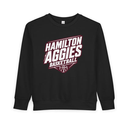 Toddler Crewneck Sweatshirt \ Hamilton Aggies Basketball \ HABB2