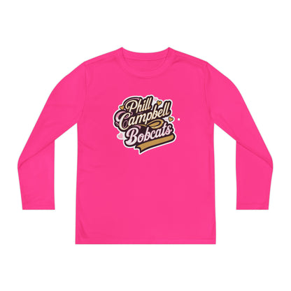 Youth Long Sleeve Tee \ Phill Campbell Bobcats \ PCBG1