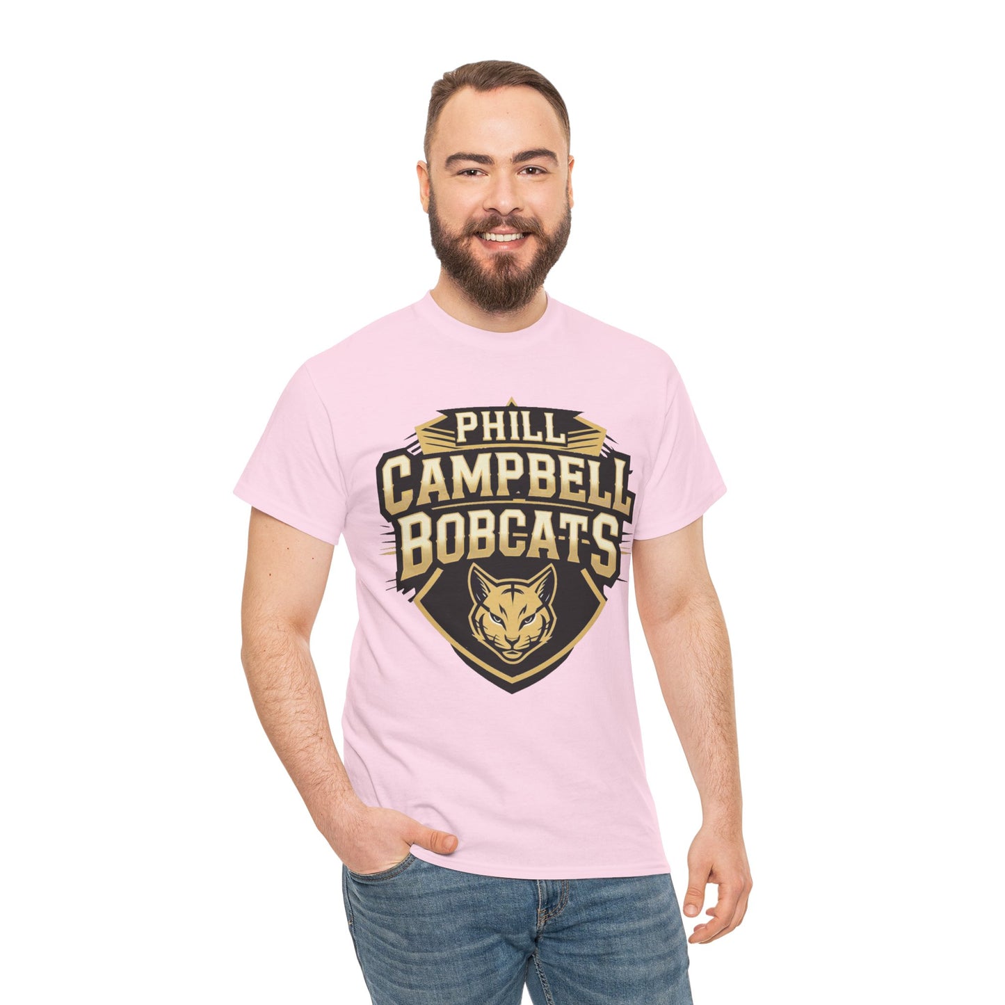 Adult Tee \ Phill Campbell Bobcats \ PCB1
