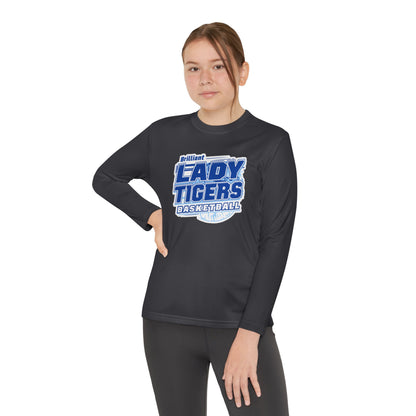 Youth Long Sleeve Tee \ Brilliant Tigers Basketball \ BTBKG2
