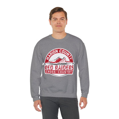 Adult Crewneck Sweatshirt \ Marion County Red Raiders Cross-Country \ MCCC1