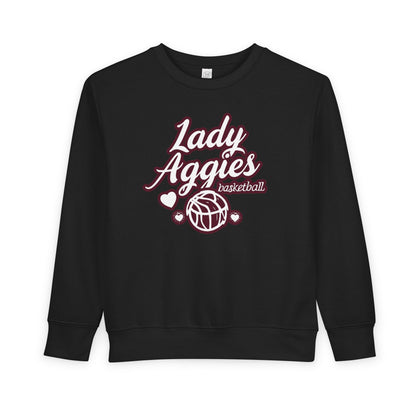 Toddler Crewneck Sweatshirt \ Hamilton Aggies Basketball \ HABBG2