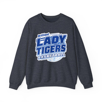 Adult Crewneck Sweatshirt \ Brilliant Tigers Basketball \ BTBKG2